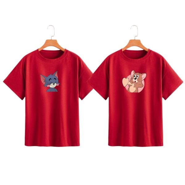 Catch Me If You Can Tom & Jerry Couple T-Shirts – Oversized Fit