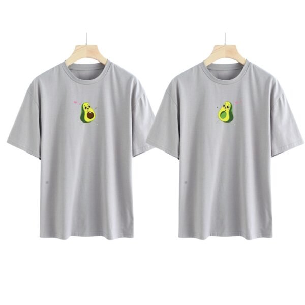 Perfect Pair Avocado Couple Oversized Tee – His & Hers Matching Outfit - Image 3