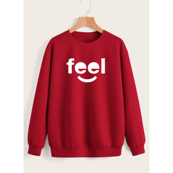 Feel Women’s Sweatshirt – Cozy and Playful Smiley Design