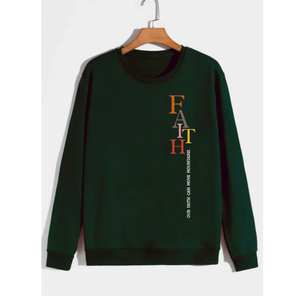 Faith Sweatshirt for Women – Uplifting Quote and Relaxed Fit - Image 2