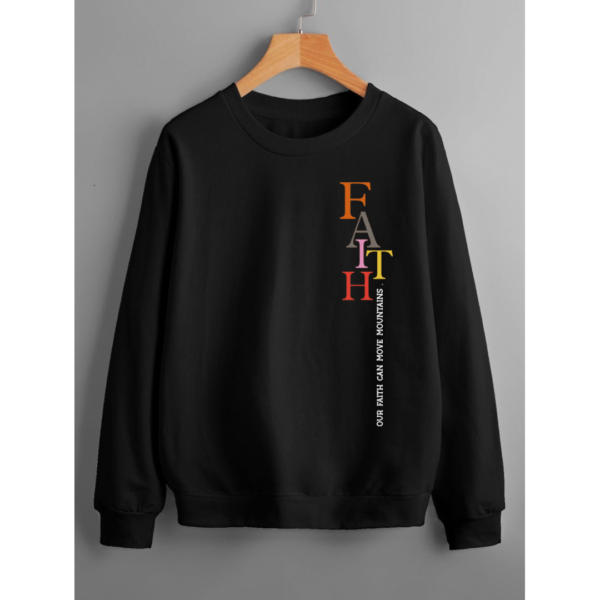 Faith Sweatshirt for Women – Uplifting Quote and Relaxed Fit - Image 4