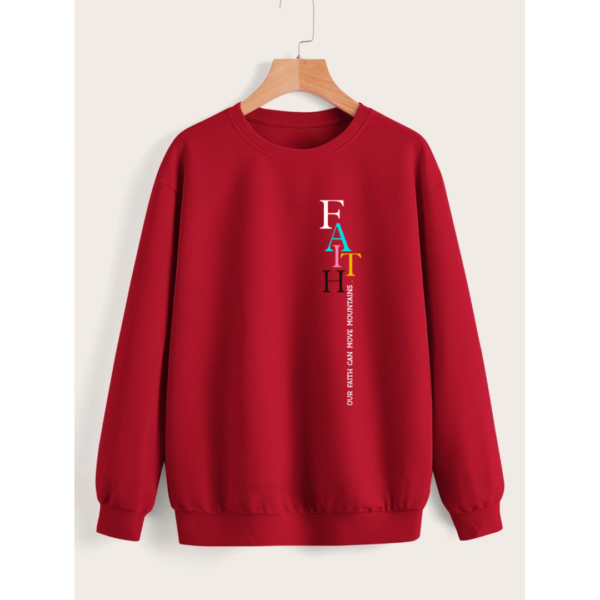 Faith Sweatshirt for Women – Uplifting Quote and Relaxed Fit - Image 3