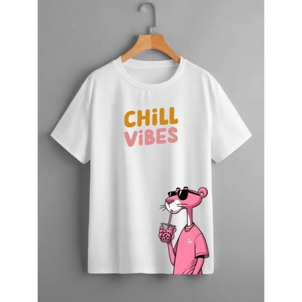 Chill Vibes Oversized T-Shirt – Relaxed Panther Design - Image 3