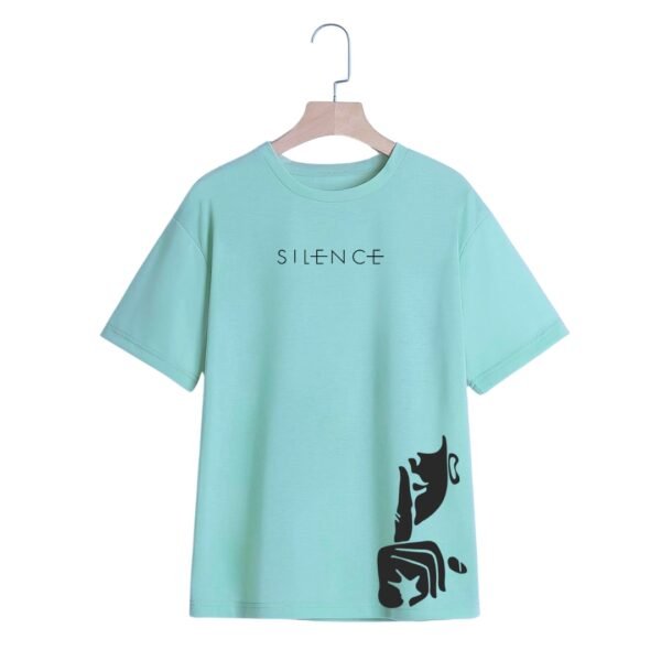 Silence Oversized T-Shirt - For Men's - Image 2