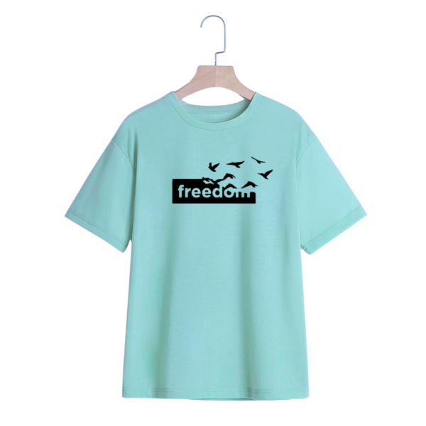 Freedom Oversized T-Shirt – Inspirational Women's Apparel - Image 2