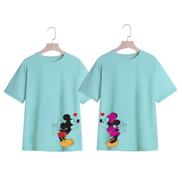 Disney Romance: Mickey & Minnie Oversized Couple Tees