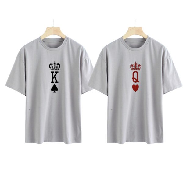 Royal Love Oversized Couple Tees – King & Queen Edition - Image 3