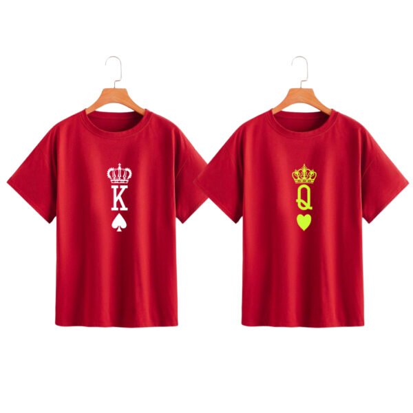 Royal Love Oversized Couple Tees – King & Queen Edition - Image 2