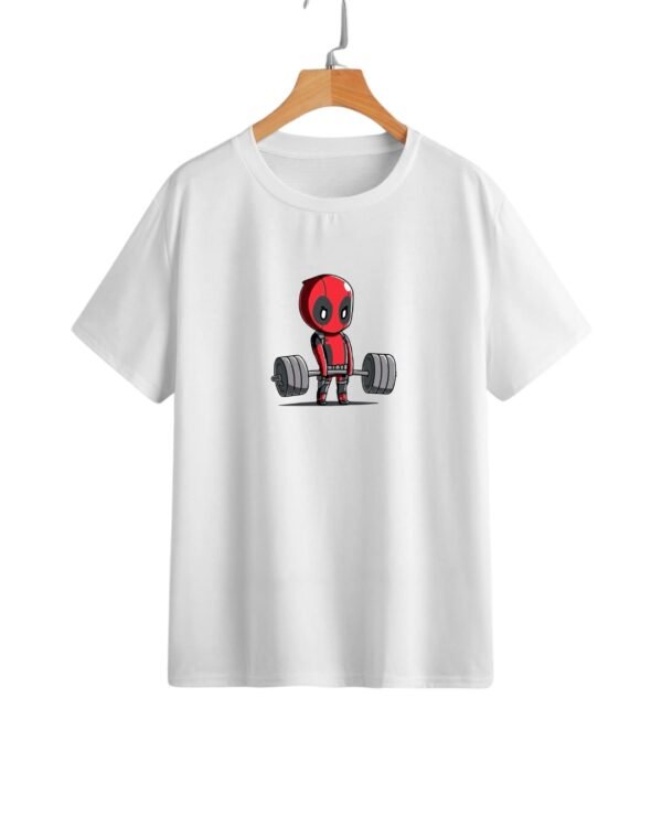 Dynamic Deadpool Print - Men's Oversized T-shirt - Image 3